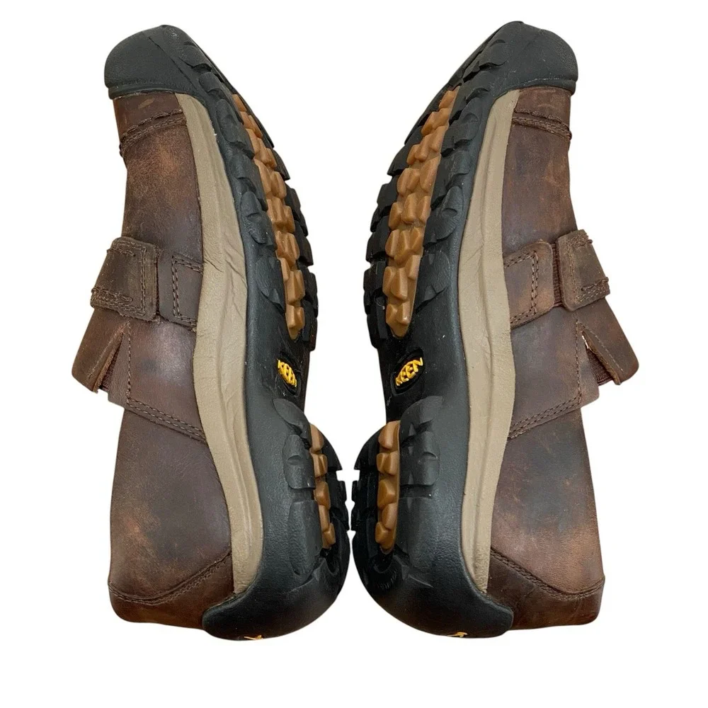 KEEN Kaci Presidio Loafers Shoes Women's Size 9 Brown Bison Leather Casual